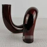 Glass Flower Vase and Candle Holder for Weddings and Home Decor
