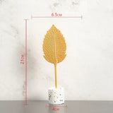 Nordic Gold Ginkgo Leaves Sculpture