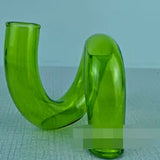 Glass Flower Vase and Candle Holder for Weddings and Home Decor