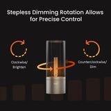 Rechargeable Candle Light Nightstand Lamp