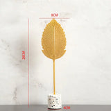 Nordic Gold Ginkgo Leaves Sculpture