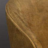 Chair Lunar Velvet Ochre Fr