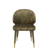 Chair Lunar Velvet Moss Fr