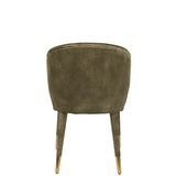 Chair Lunar Velvet Moss Fr