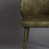 Chair Lunar Velvet Moss Fr