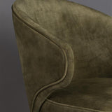 Chair Lunar Velvet Moss Fr