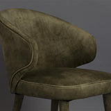 Chair Lunar Velvet Moss Fr