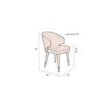 Chair Lunar Velvet Moss Fr