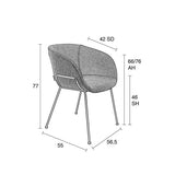 Armchair Feston Brown