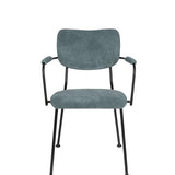 Armchair Benson Grey Blue