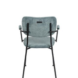 Armchair Benson Grey Blue