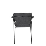 Armchair Jolien Black/Dark Grey