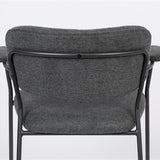 Armchair Jolien Black/Dark Grey