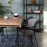 Armchair Jolien Black/Dark Grey
