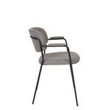 Armchair Jolien Black/Grey