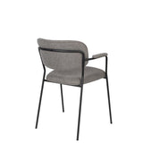 Armchair Jolien Black/Grey