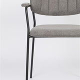 Armchair Jolien Black/Grey