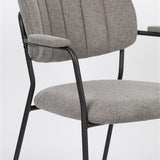 Armchair Jolien Black/Grey