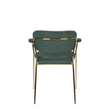 Armchair Jolien Gold/Dark Green