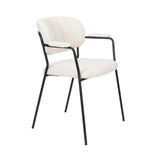 Armchair Jolien Black/Bouclé