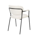 Armchair Jolien Black/Bouclé