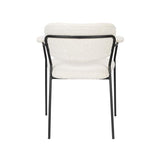 Armchair Jolien Black/Bouclé