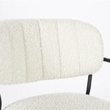 Armchair Jolien Black/Bouclé