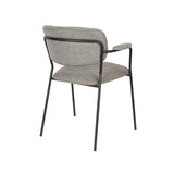 Armchair Jolien Black/Grey Fr