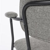 Armchair Jolien Black/Grey Fr