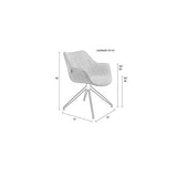 Armchair Doulton Swivel Natural