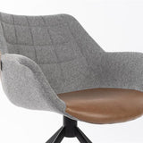 Armchair Doulton Swivel Vintage Brown