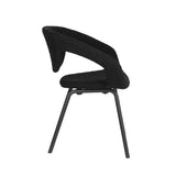 Armchair Flexback Boucle Black