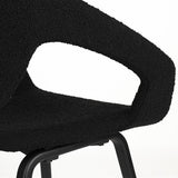 Armchair Flexback Boucle Black