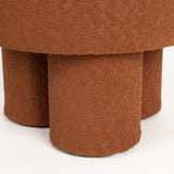 Stool Marcos Red Brown