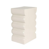 Stool Curves Shiny Beige