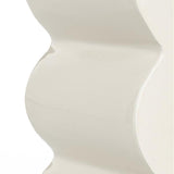 Stool Curves Shiny Beige