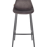 Barstool Franky Velvet Grey