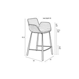 Counter Stool Brit Petrol