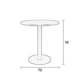 Bistro Table Metsu Light Grey