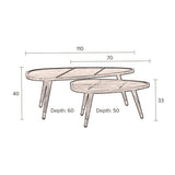 Coffee Table Sham Set Of 2