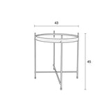 Side Table Cupid Silver