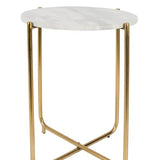 Side Table Timpa Marble White