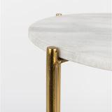 Side Table Timpa Marble White