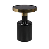 Side Table Glam Black