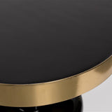 Side Table Glam Black