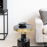 Side Table Glam Black