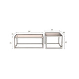 Coffee Table Boli Set Of 2