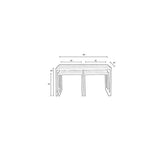 Coffee Table Parker Set Of 3 Black