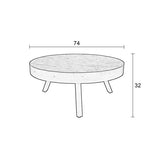 Coffee Table Suri Large Black