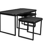 Coffee Table Winston Set Of 3 Black